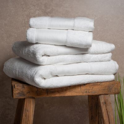 Towel City Organic Printable Border Guest Towel Thumbnail