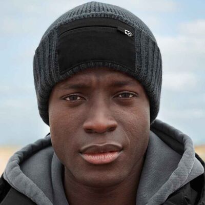 Beechfield Zip Patch Beanie Thumbnail