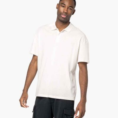 Native Spirit Drop Shoulder Piqué Polo Shirt Thumbnail