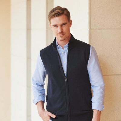 MENS SLEEVELESS ZIP JUMPER Thumbnail