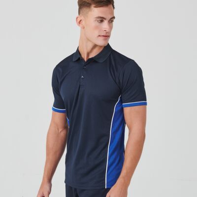 Finden + Hales Contrast Panel Polo Shirt Thumbnail