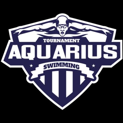 Aquarius Swimming Tournament logo template Thumbnail