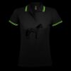 SOL'S Ladies Pasadena Tipped Cotton Piqué Polo Shirt Thumbnail