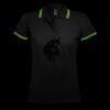 SOL'S Ladies Pasadena Tipped Cotton Piqué Polo Shirt Thumbnail