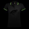 SOL'S Ladies Pasadena Tipped Cotton Piqué Polo Shirt Thumbnail