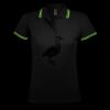 SOL'S Ladies Pasadena Tipped Cotton Piqué Polo Shirt Thumbnail
