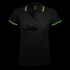 SOL'S Ladies Pasadena Tipped Cotton Piqué Polo Shirt Thumbnail