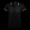 SOL'S Ladies Pasadena Tipped Cotton Piqué Polo Shirt Thumbnail