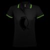 SOL'S Ladies Pasadena Tipped Cotton Piqué Polo Shirt Thumbnail