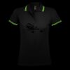 SOL'S Ladies Pasadena Tipped Cotton Piqué Polo Shirt Thumbnail