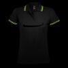 SOL'S Ladies Pasadena Tipped Cotton Piqué Polo Shirt Thumbnail