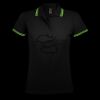 SOL'S Ladies Pasadena Tipped Cotton Piqué Polo Shirt Thumbnail