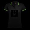 SOL'S Ladies Pasadena Tipped Cotton Piqué Polo Shirt Thumbnail