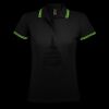 SOL'S Ladies Pasadena Tipped Cotton Piqué Polo Shirt Thumbnail