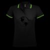 SOL'S Ladies Pasadena Tipped Cotton Piqué Polo Shirt Thumbnail