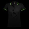 SOL'S Ladies Pasadena Tipped Cotton Piqué Polo Shirt Thumbnail