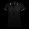 SOL'S Ladies Pasadena Tipped Cotton Piqué Polo Shirt Thumbnail