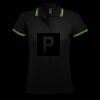 SOL'S Ladies Pasadena Tipped Cotton Piqué Polo Shirt Thumbnail