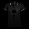 SOL'S Ladies Pasadena Tipped Cotton Piqué Polo Shirt Thumbnail