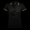 SOL'S Ladies Pasadena Tipped Cotton Piqué Polo Shirt Thumbnail