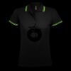 SOL'S Ladies Pasadena Tipped Cotton Piqué Polo Shirt Thumbnail