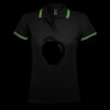 SOL'S Ladies Pasadena Tipped Cotton Piqué Polo Shirt Thumbnail