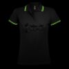 SOL'S Ladies Pasadena Tipped Cotton Piqué Polo Shirt Thumbnail