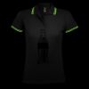 SOL'S Ladies Pasadena Tipped Cotton Piqué Polo Shirt Thumbnail