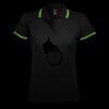 SOL'S Ladies Pasadena Tipped Cotton Piqué Polo Shirt Thumbnail