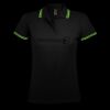 SOL'S Ladies Pasadena Tipped Cotton Piqué Polo Shirt Thumbnail