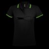 SOL'S Ladies Pasadena Tipped Cotton Piqué Polo Shirt Thumbnail