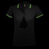 SOL'S Ladies Pasadena Tipped Cotton Piqué Polo Shirt Thumbnail