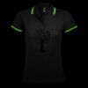 SOL'S Ladies Pasadena Tipped Cotton Piqué Polo Shirt Thumbnail