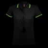 SOL'S Ladies Pasadena Tipped Cotton Piqué Polo Shirt Thumbnail