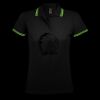 SOL'S Ladies Pasadena Tipped Cotton Piqué Polo Shirt Thumbnail