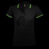 SOL'S Ladies Pasadena Tipped Cotton Piqué Polo Shirt Thumbnail