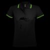 SOL'S Ladies Pasadena Tipped Cotton Piqué Polo Shirt Thumbnail