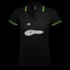 SOL'S Ladies Pasadena Tipped Cotton Piqué Polo Shirt Thumbnail