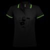 SOL'S Ladies Pasadena Tipped Cotton Piqué Polo Shirt Thumbnail