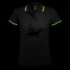 SOL'S Ladies Pasadena Tipped Cotton Piqué Polo Shirt Thumbnail