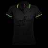 SOL'S Ladies Pasadena Tipped Cotton Piqué Polo Shirt Thumbnail