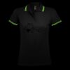 SOL'S Ladies Pasadena Tipped Cotton Piqué Polo Shirt Thumbnail