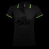 SOL'S Ladies Pasadena Tipped Cotton Piqué Polo Shirt Thumbnail