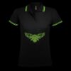 SOL'S Ladies Pasadena Tipped Cotton Piqué Polo Shirt Thumbnail