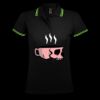 SOL'S Ladies Pasadena Tipped Cotton Piqué Polo Shirt Thumbnail