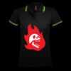 SOL'S Ladies Pasadena Tipped Cotton Piqué Polo Shirt Thumbnail
