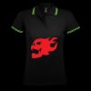 SOL'S Ladies Pasadena Tipped Cotton Piqué Polo Shirt Thumbnail