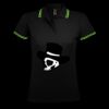 SOL'S Ladies Pasadena Tipped Cotton Piqué Polo Shirt Thumbnail