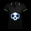 SOL'S Ladies Pasadena Tipped Cotton Piqué Polo Shirt Thumbnail