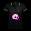 SOL'S Ladies Pasadena Tipped Cotton Piqué Polo Shirt Thumbnail